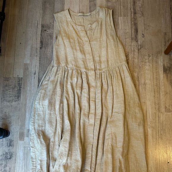 Szeki New York Summer Play Dress, Mustard Noise - Picture 4 of 6